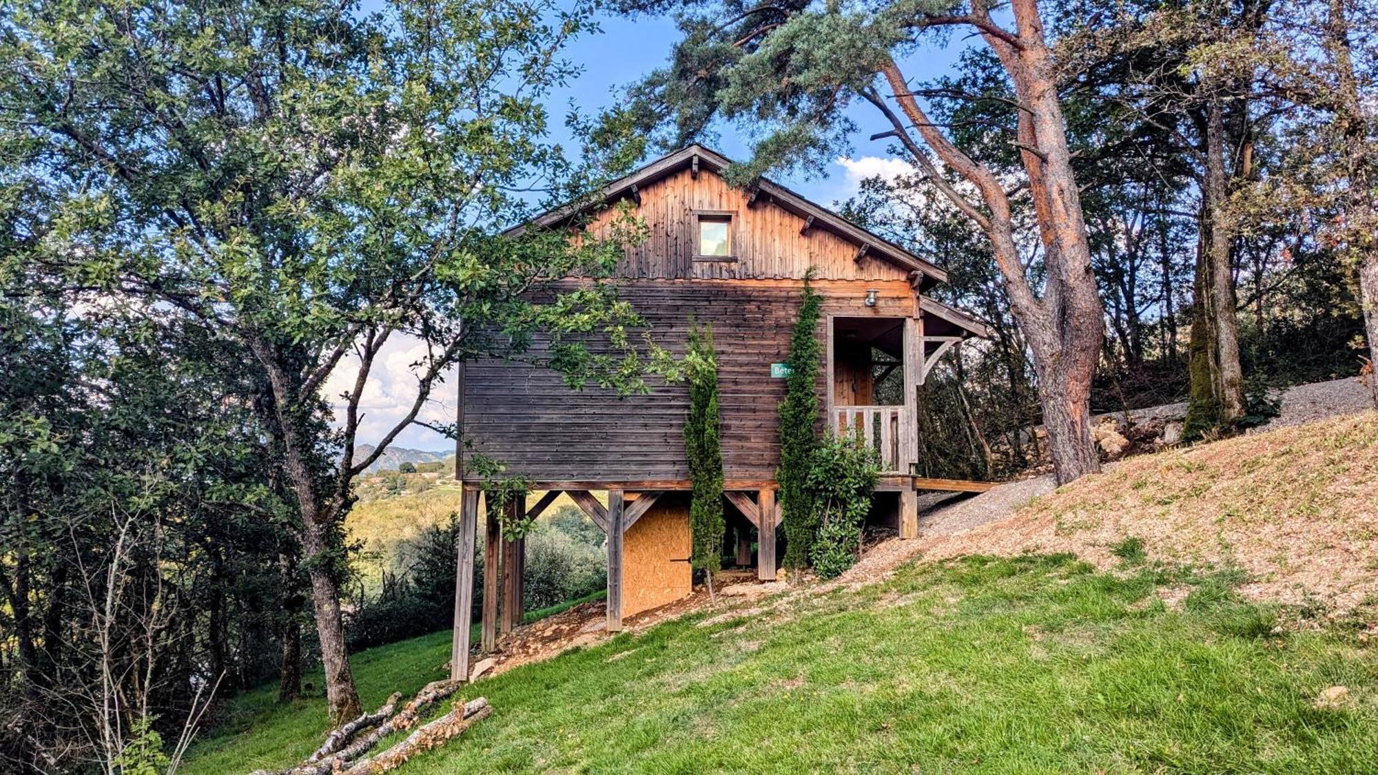 Cabanes et Lodges du Belvedere Serrieres-sur-Ain Extérieur photo