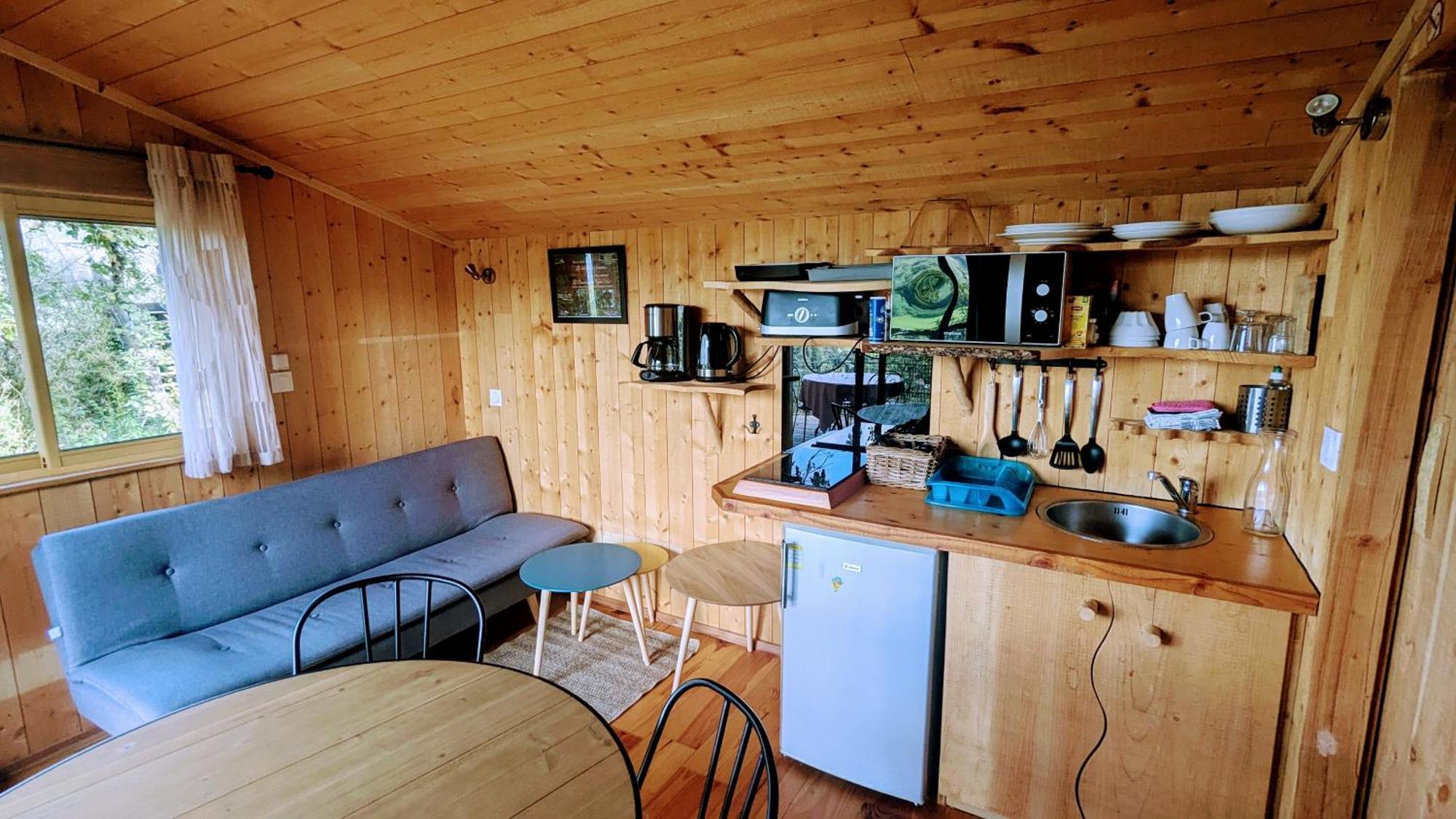 Cabanes et Lodges du Belvedere Serrieres-sur-Ain Extérieur photo