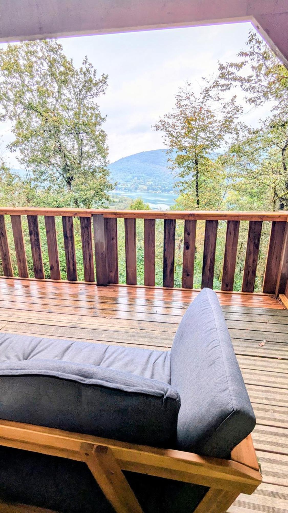 Cabanes et Lodges du Belvedere Serrieres-sur-Ain Extérieur photo